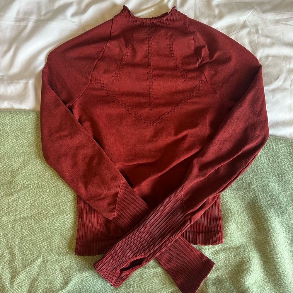 FREE PEOPLE KARMA LONG SLEEVE TOP - Picture 2 of 3